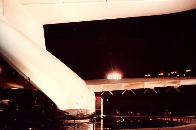 AMU37602 — - Hughes H-4 Hercules flying boat Spruce Goose, the largest airplane ever to fly. Made its only flight on November 2, 1947 with Howard Hughes at the controls. Photo shot in the early 1980s at Long Beach, California.