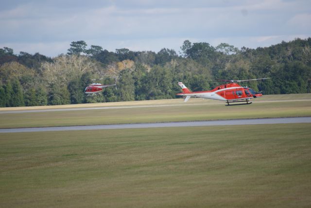 DENEL Koala (17-0139) - New TH-73A taking off with an old TH-57C at NOLF Spencer