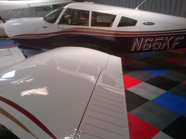 Piper Cherokee Arrow (N65KF) - All shined up and ready to return to Oshkosh!