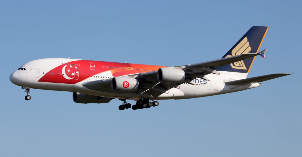 Airbus A380-800 (9V-SKI) - Short Final To Rwy 16R