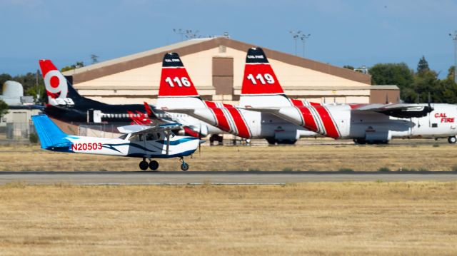 Cessna Skyhawk (N20503) - Taken at the end of E St.