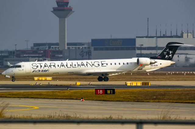 S5-AAV — - new, with star alliance colour, first picture here, 2017-02-14