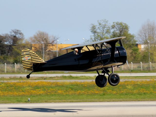 NC4442 — - LAIRD 1929 SHORT FINAL TO 17 CANNES AIRPORT 03 28 2014