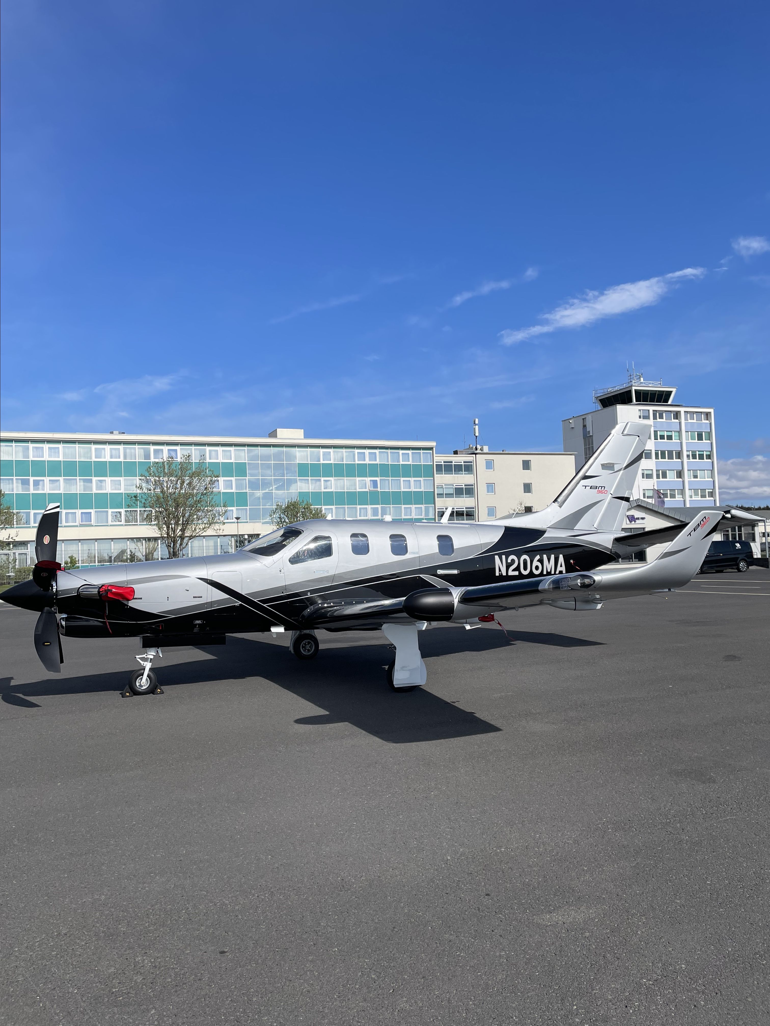 Daher-Socata TBM-900 (N206MA) - Fuel stop at BIRK