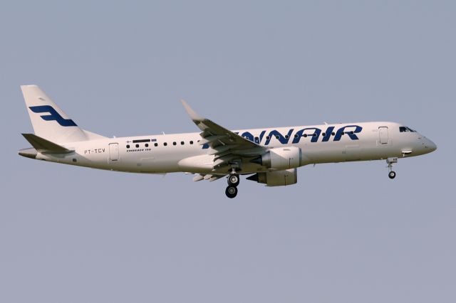 Embraer ERJ-190 (PT-TCV) - Embraer 190 100LR OH-LKR performing experiment flight.  Ram Air Turbine checked!.