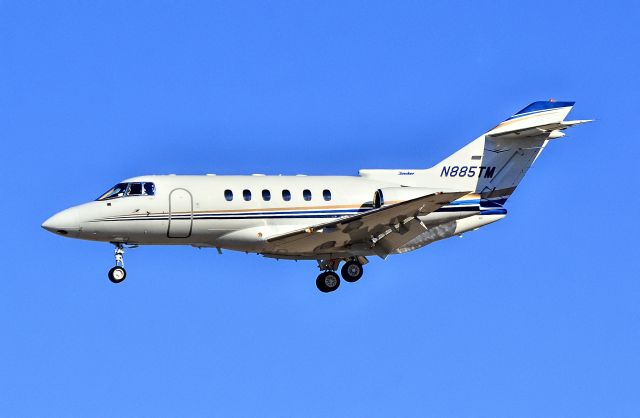 Hawker 800 (N885TM) - N885TM Raytheon Hawker 800XP (cn 258564)   McCarran International Airport (KLAS)br /Las Vegas, Nevadabr /TDelCorobr /May 2, 2013