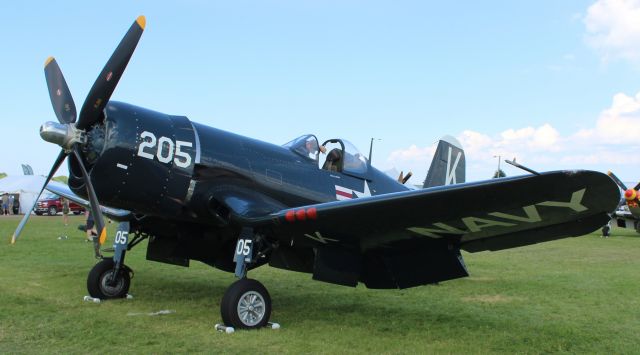 NX240CF — - A Chance - Vought F4U-4 Corsair at Airventure 2017, Wittman Regional Airport, Oshkosh, WI - July 27, 2017.