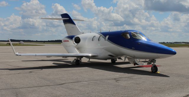 Honda HondaJet — - A Honda Aircraft HA-420 HondaJet on the ramp at Northwest Alabama Regional Airport, Muscle Shoals, AL - August 28, 2018. Tail number scrubbed at the request of the crew.