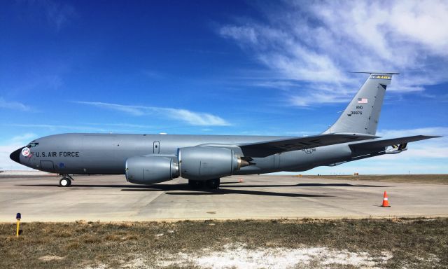 Boeing C-135FR Stratotanker (63-8876) - KC-135R from Alaska ANG.