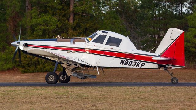 AIR TRACTOR Fire Boss (N803KP) - Heading out to spray after being topped off at KOCH.