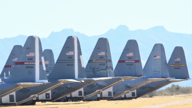 Lockheed C-130 Hercules (74-1690) - The final resting place for these Hercs.