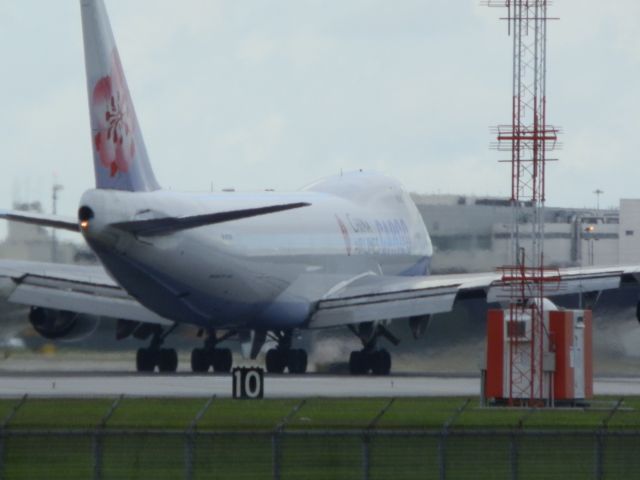 Boeing 747-400 (B-18708) - Rollin rollin rollin,br /Keep those turbines rollinbr /RAWHIDE!