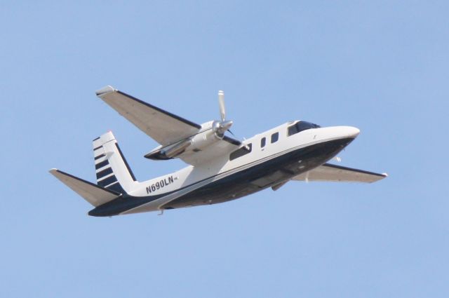 Rockwell Turbo Commander 690 (N690LN) - N690LN departs Runway 14 at Sarasota-Bradenton International Airport