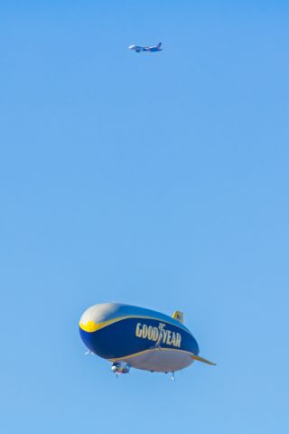 Unknown/Generic Airship (N3A) - A Goodyear blimp approaching PHX on 2/12/23 during the Super Bowl rush. Taken with a Canon R7 and Canon EF 100-400 II L lens.