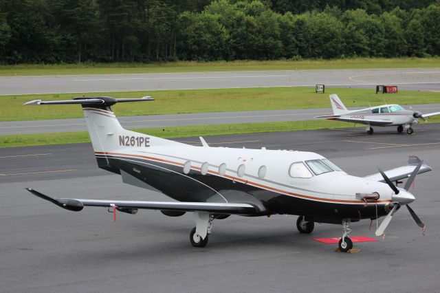 Pilatus PC-12 (N261PE) - Parked 