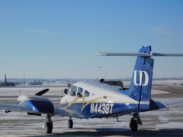 Piper PA-44 Seminole (N4438T) - A clear day in January meant a busy day of flying for University of Dubuque Aviation students.  In this case, a nearly empty ramp was a good thing!!!  N4438T returns to the ramp after a flight on this beautifully clear morning.  