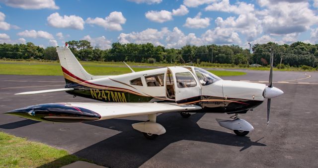 Piper Cherokee (N247MM) - Prior to takeoff for flight to SoCal