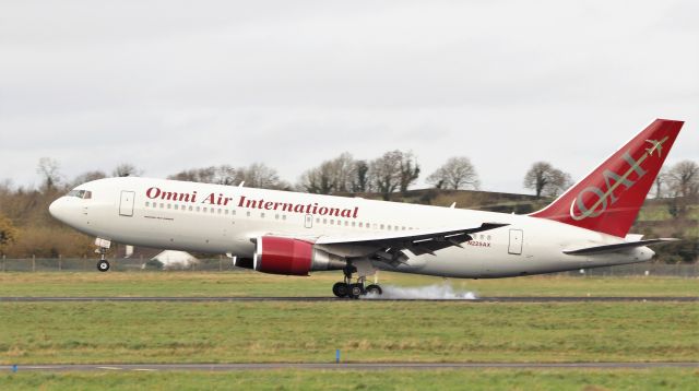 BOEING 767-200 (N225AX) - omni b767-224er n225ax landing at shannon 10/11/20.