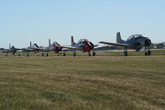 — — - North American T-28s Air Venture 2011