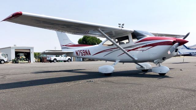 Cessna Skylane (N759NA) - N759NA on the ramp at Napa, CA (KAPC) Sept 1, 2018