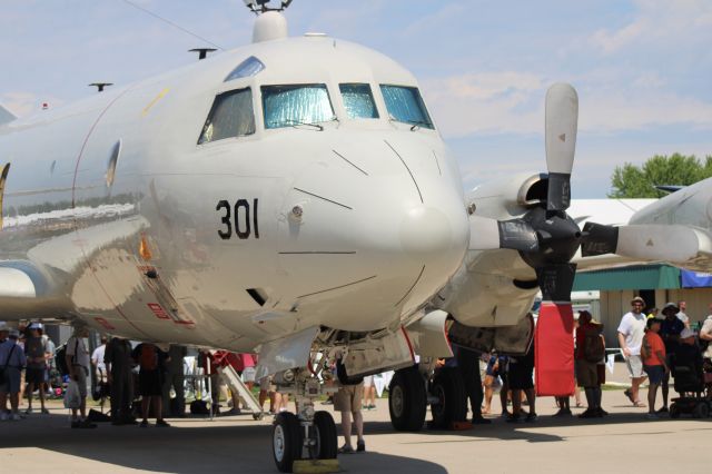 Lockheed P-3 Orion (16-0293) - A US Navy P-3C Orion sitting in Boeing Plaza during AirVenture ‘23. br /br /7/28/23