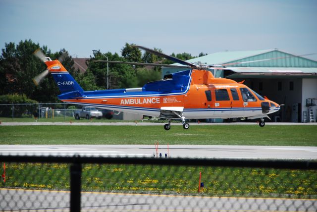 C-FABH — - Ontario Government Air Ambulance, owned by CHC Helicopters, Sikorsky S-76A in for fuel at Buttonville Airport (Toronto) July 4/08