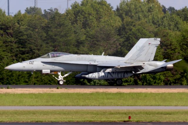 McDonnell Douglas FA-18 Hornet — - United States Marines Boeing F/A-18C Hornet 9/7/18