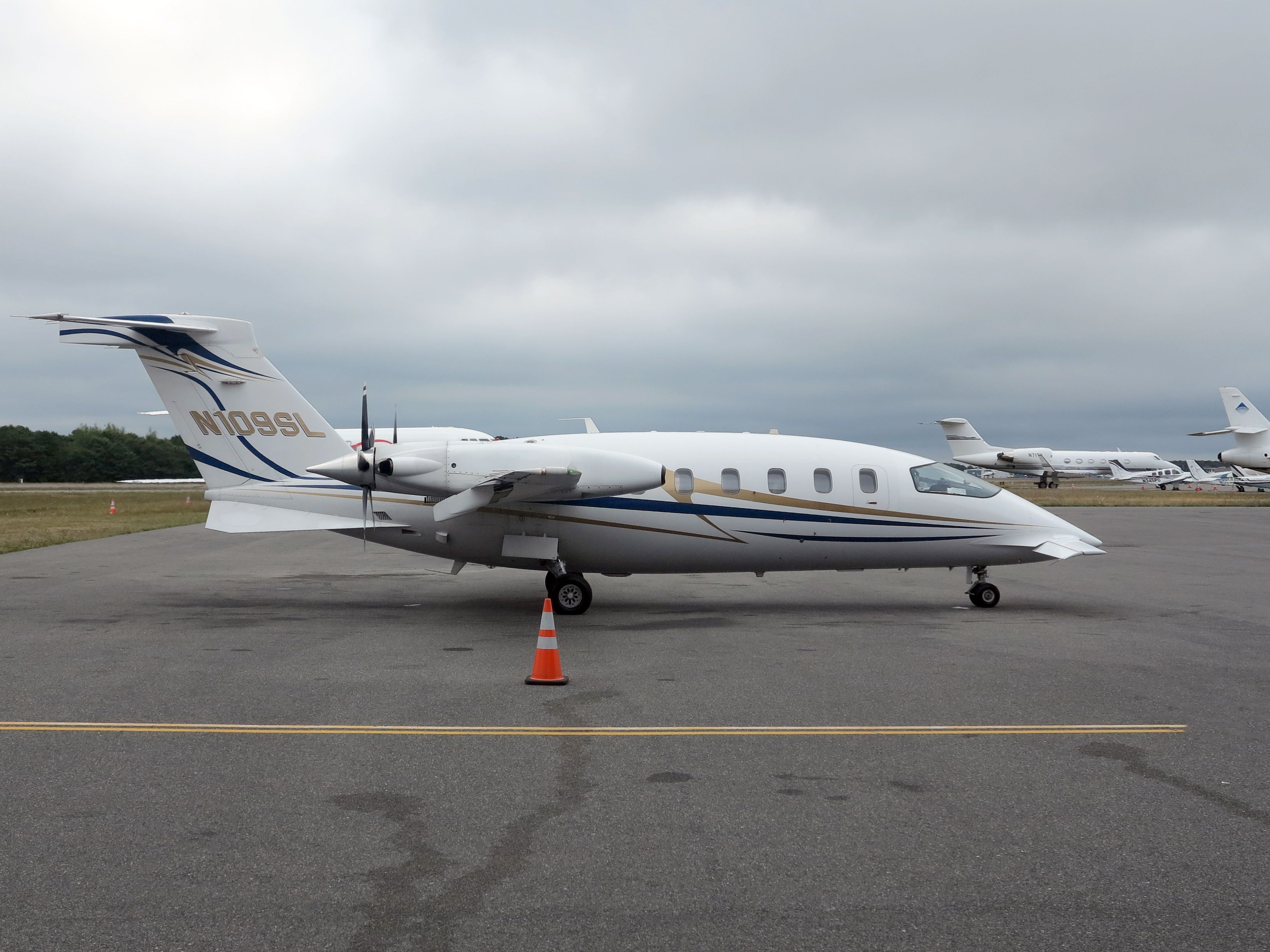 Piaggio P.180 Avanti (N109SL) - Jet speeds with turboprop fuel flows.