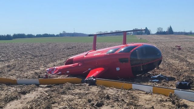Robinson R-44 (C-GGVW) - A bad day..