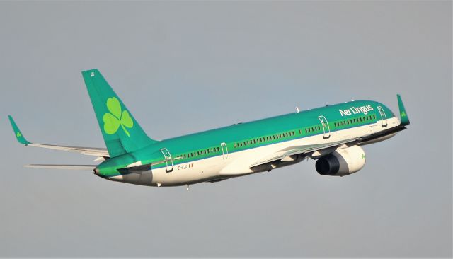 Boeing 757-200 (EI-CJX) - aer lingus b757-2yo ei-cjx dep shannon for jfk 21/12/19.