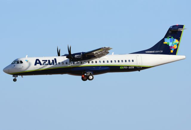 Aerospatiale ATR-72-600 (PR-AKN) - Delivery flight.