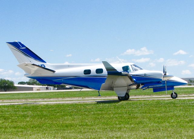 Beechcraft Duke (N14VP) - At AirVenture.