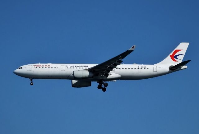 Airbus A330-300 (B-6085) - Final approach to HND R/W34L (2017/01/25)