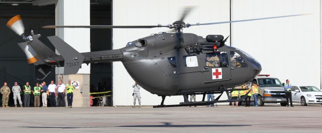 KAWASAKI EC-145 (07-2147) - UH72 Lakota with Colorado ANG at DIA in medivac exercise.