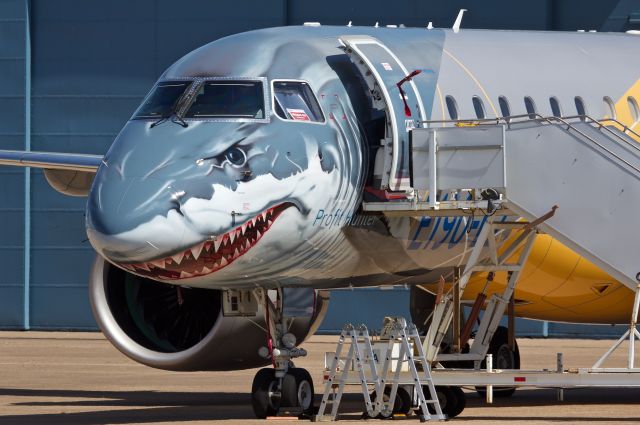 Embraer ERJ-190 (PR-ZGQ) - E-190 E2 Embraer "Profit Hunter" demonstrator on a stop through the Dallas/ Fort Worth area. (Please view in "Full" for highest image quality")