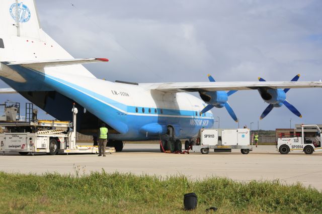 Antonov An-12 (UR-11316) - A special visitor to our small local airport today, Thursday 3 May 2018. Arrived to come collect a very special cargo, dear to the hearts of all South Africans.