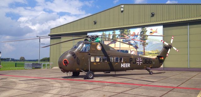 D-HAUG — - Sikorsky S-58 at Aviodrome, Lelystad (NL). Still flying!