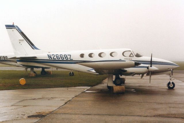 Cessna 340 (N2668Z) - Seen here in Feb-91.br /br /Reregistered HB-LZZ 3-Feb-17.