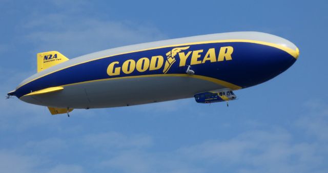 Unknown/Generic Airship (N2A) - Shortly after departure is this 2016 Goodyear Blimp in the Summer of 2019 mainly serving the East Coast of the United States.