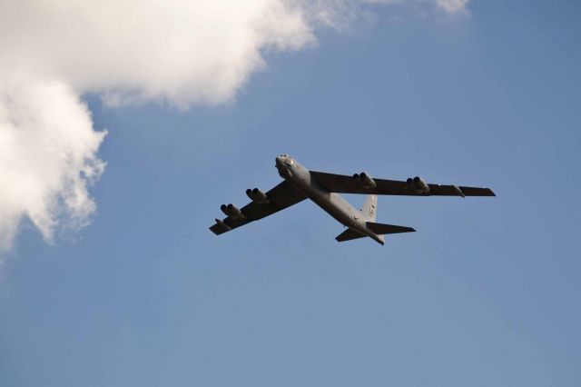 Boeing B-52 Stratofortress — - B-52 at Winston-Salem 2011