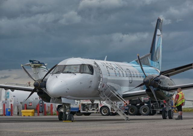 Saab 340 (N343CJ) - First Saab 340 for Pascan in CYHU.