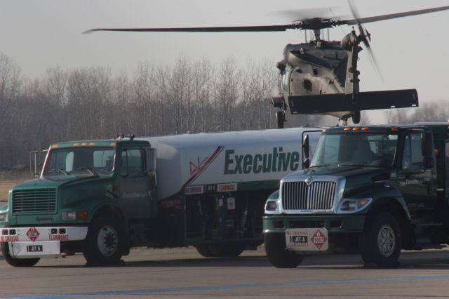 — — - Black Hawk from Army natl Guard Balancing Act at Austen Straubel Field, Green Bay