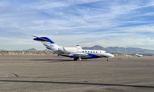 Cessna Citation X (N3B) - Golden hour w/ N3B, a 2015 Cessna 750 Citation X+, at Henderson Exec. (HSH/KHND). 12/22/21. 