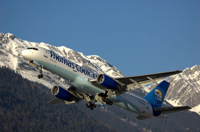 Boeing 757-200 (G-FCLB) - Wonderful time for a Take-Off.