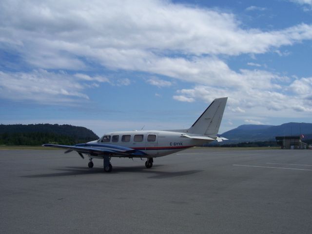 Piper Navajo (C-GYYK) - "Parcel Delivery"  Nanaimo Regional Airport  Vancouver Island BC