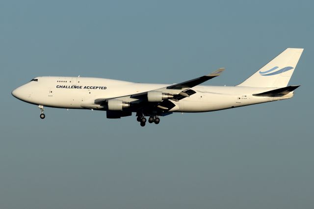 Boeing 747-400 (OO-ACE) - 'Ace Freight 541' arriving from Liege Airport, Belgium 