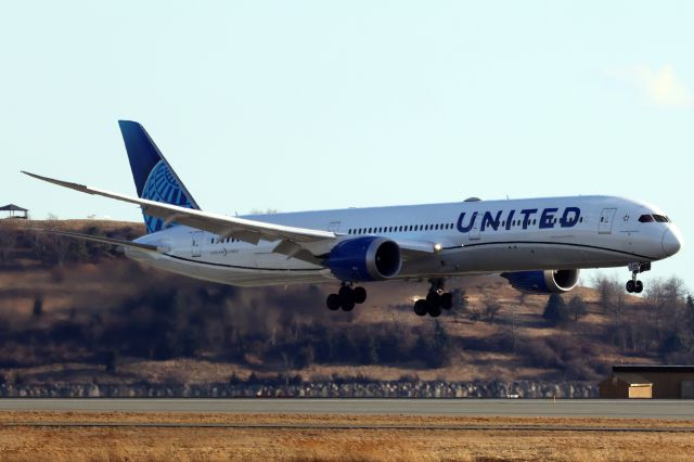 BOEING 787-10 Dreamliner (N17015) - United B787-10 arriving to BOS from Rome - looked to be a scheduled tech stop.