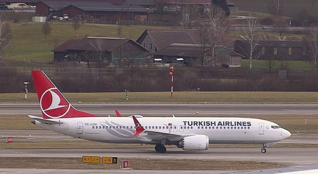 Boeing 737 MAX 8 (TC-LCH) - TCLCH30012022ZRH.jpgbr /Première photo dans cette database. 