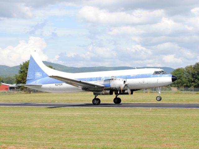 CONVAIR CV-340 Convairliner (N24DR) - Well good morning to me! This is how all Fridays should start...with a little piston pounding, radial powered Convair goodness!!