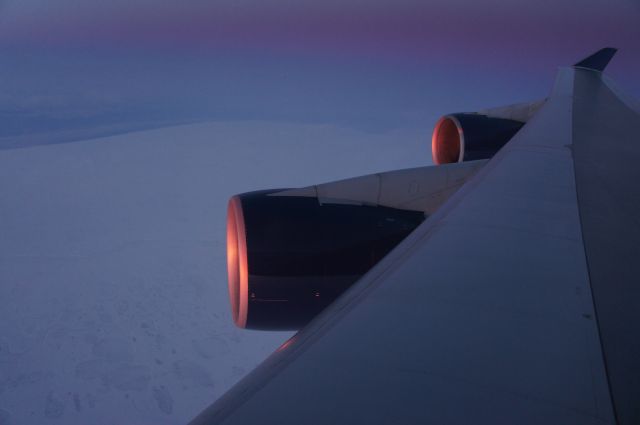 Boeing 747-200 — - Flying an arctic route from DTW to NGO.